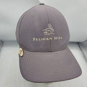 Pelican Hill Poppy Ridge Golf Course Gray Hat Cap Large XL Casual Outdoors